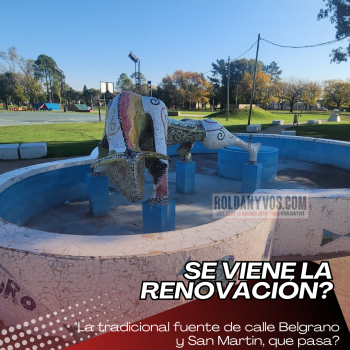 La fuente del "Toro", se viene una remodemacion?